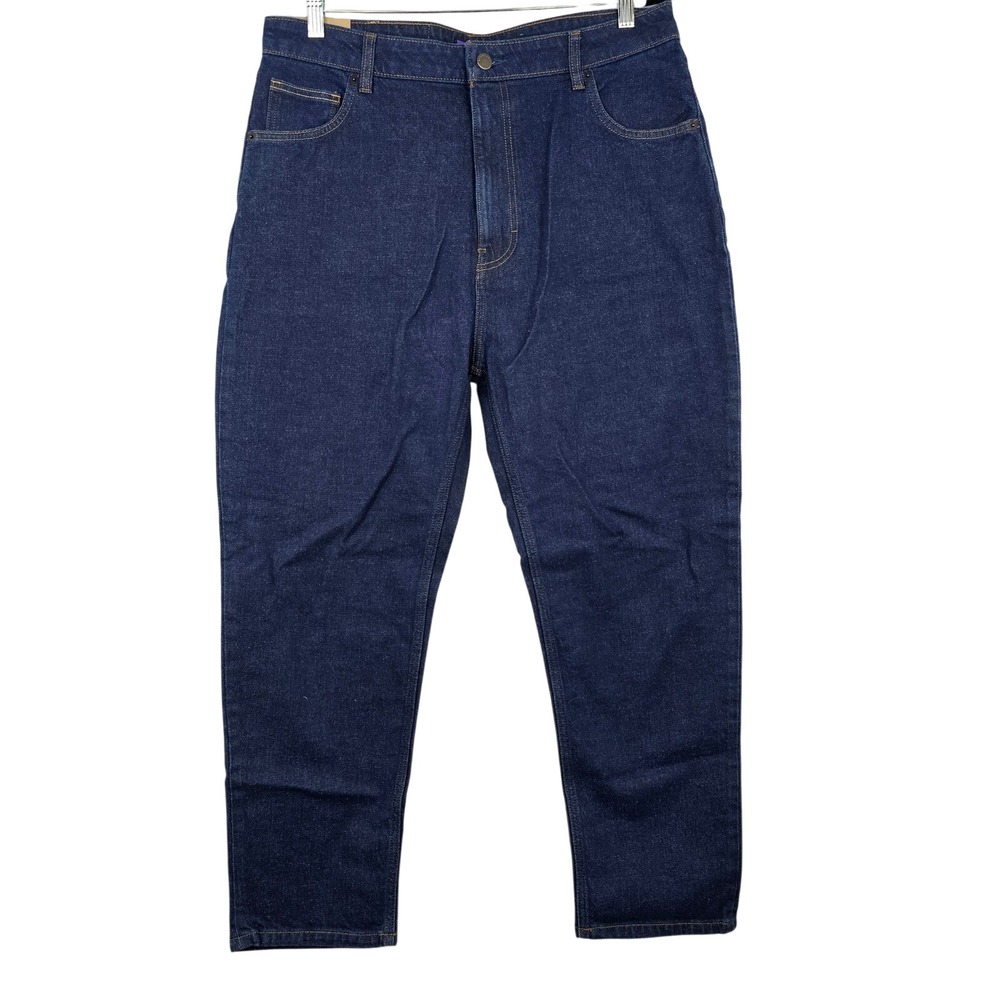 Patagonia Women's High Rise Straight Leg Indigo Blue Denim Jeans Size‎ 33